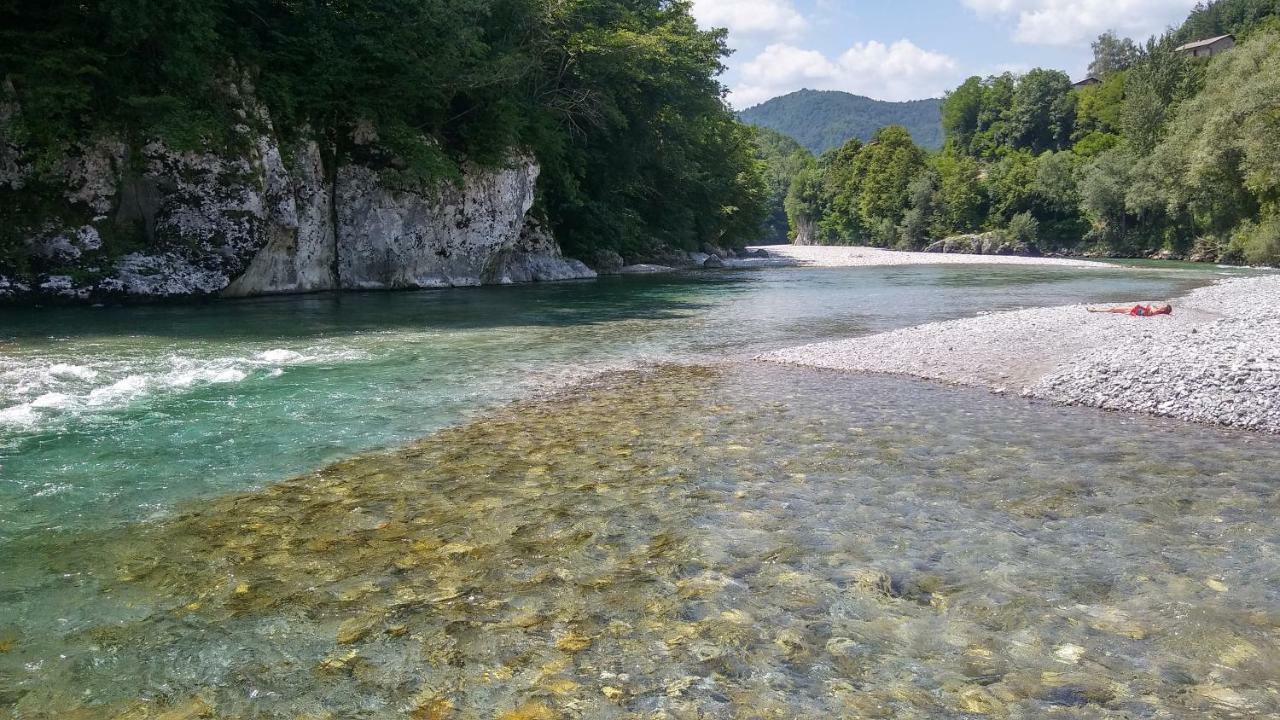 Sobe Baca Hotel Most na Soči Kültér fotó