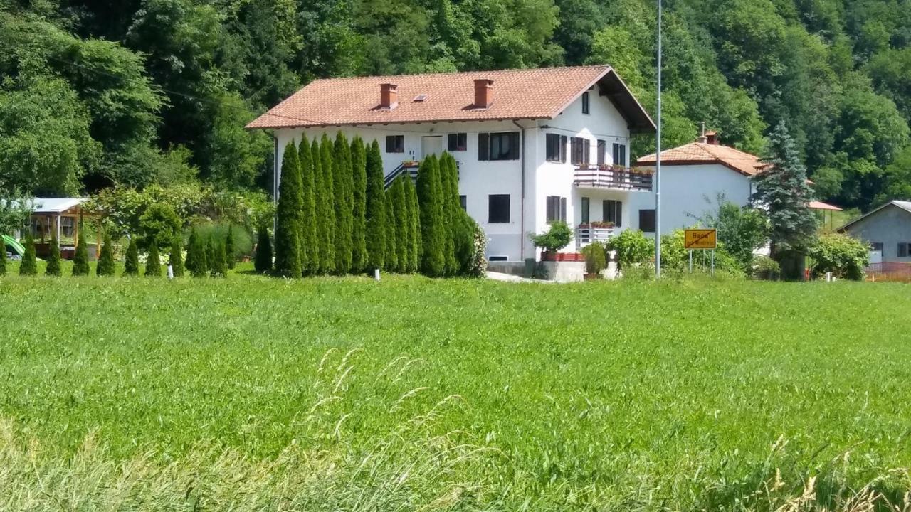 Sobe Baca Hotel Most na Soči Kültér fotó